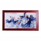 Jingdezhen hand-painted porcelain plate painting aisle decoration