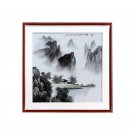 Hand-painted landscape porcelain plate painting living room murals