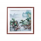 Hand-painted landscape porcelain hanging plate painting living room