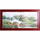Jingdezhen large Hand-painted ceramics Plate Painting home ornaments