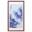 Jingdezhen modern minimalist porcelain plate painting living room sofa