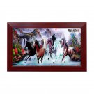 Horses to success ceramic plate painting dining room restaurant