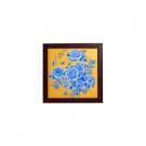 Chinese blue and white flowers ceramic porcelain painting home