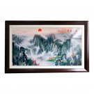 Jingdezhen ceramics plate painting background wall decoration home