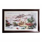 Jingdezhen landscape ceramic plate painting living room decoration