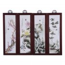 Jingdezhen plum orchid bamboo and chrysanthemum porcelain paintings
