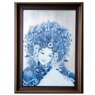 Jingdezhen hand-painted porcelain plate painting of drunken concubine