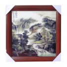Jingdezhen landscape ceramic painting hotel club teahouse decoration