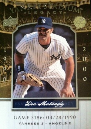 Don Mattingly 2008 Upper Deck Yankee Stadium Legacy Collection