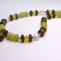 Serpentine, Tiger's Eye, Smoky Quartz, Citrine & Freshwater Cultured Pearls Necklace