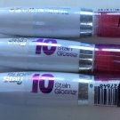 LOT OF 3 Maybelline New York Superstay 10 hour Stain Gloss #130 Refreshing Red