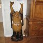 53" inch "Teak" happy Buddha sculpture/statue