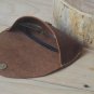 Leather Glasses Bag,Sunglasses Pouch Case Hard Crazy Horse Leather Handmade Genuine Leather