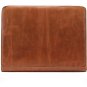 Genuine Leather Zipper A4 Portfolio Case,Business Folio Case with NotePad,Briefcase