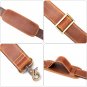 Long Shoulder Strap in Crazy Horse Leather,Replacement Crossbody Strap for Bag