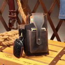 Crazy Horse Leather Waist Bag,Leather Belt Bag
