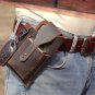 Crazy Horse Leather Waist Bag,Leather Belt Bag