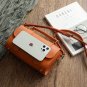Leather Lady Shoulder Bag,Crossbody Small Messenger Bag in Vegetable tanned leather