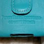 NWT Mini IPOD Holder Turquoise Perry Ellis Portfolio Leather