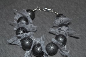 Lace and  Bead Bracelet