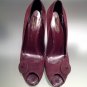 Louis Vuitton Suede Peep-Toe Pumps