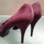 Louis Vuitton Suede Peep-Toe Pumps