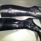 Gianmarco Lorenzi Leather Knee High Boots