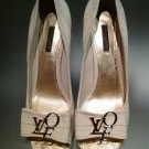 Louis Vuitton Canvas Open-Toe Heels