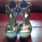 Gucci Bronze Leather Heels