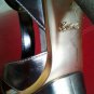 Gucci Bronze Leather Heels