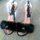 Giuseppe Zanotti Mink Heels