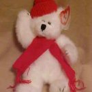 RETIRED TY ATTIC TREASURE FUZZY PEPPERMINT POLAR BEAR