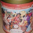TRAILS END CARAMEL CORN COLLECTOR ADVERTISING TIN