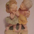 BRAND NEW CHARMING LITTLE BOY & GIRL IN LOVE FIGURINE BRAND NEW CHARMING LITTLE BOY & GIRL IN LOVE FIGURINE