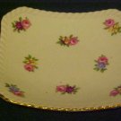 BEAUTIFUL PORCELAIN ROYAL ADDERLY ENGLAND FLOWERED DISH