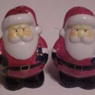 NEW PORCELAIN SANTA CLAUS SALT & PEPPER SHAKERS