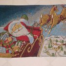 BRAND NEW SET 4 TAPESTRY SANTA IN SLEIGH PLACEMATS