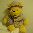 ADORABLE PLUSH WINNIE THE POOH IN SAFARI OUTFIT