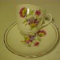 LOVELY FLORAL ROYAL STAFFORD ENGLAND TEACUP & SAUCER