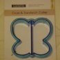 BRAND NEW BLUE BUTTERFLY SHAPED CRUST & SANDWICH CUTTER KITCHEN UTENSIL