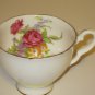 VINTAGE ROYAL STAFFARD ENGLAND BONE CHINA RED ROSES & FLOWERS TEA CUP TEACUP