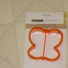 BRAND NEW ORANGE BUTTERFLY SHAPED CRUST & SANDWICH CUTTER KITCHEN UTENSIL