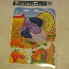 NEW COLORFUL THANKSGIVING TURKEY STATIC WINDOW CLINGS NEW COLORFUL THANKSGIVING TURKEY STATIC WINDOW CLINGS