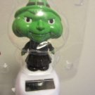 BRAND NEW Solar Powered Dancing Green Witch Wiggles Head & Body IN SUNLIGHT