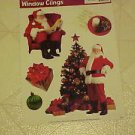 LOVELY BRAND NEW SANTA CLAUS CHRISTMAS STATIC WINDOW CLINGS