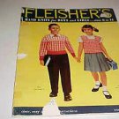 1956 Fleishers Hand Knits For Boys & Girls Pattern Catalog Magazine Book 1956 Fleishers Hand Knits For Boys & Girls Pattern Catalog Magazine Book