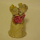 BEAUTIFUL BRAND NEW TWO LOVE BIRDS BIRD PORCELAIN BELL BEAUTIFUL BRAND NEW TWO LOVE BIRDS BIRD PORCELAIN BELL