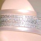 BRAND NEW SET OF 10 WHITE & GOLD SPARKLY METAL BANGLE BRACELETS BRAND NEW SET OF 10 WHITE & GOLD SPARKLY METAL BANGLE BRACELETS