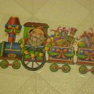 New Christmas Static Window Clings Santa Claus Toy Train Decals Vinyl Decoration
