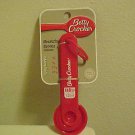 New Measuring Spoons Betty Crocker Red Plastic Kitchen Utensil Gadget Cooking